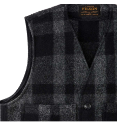 Filson Mackinaw Wool Vest Charcoal