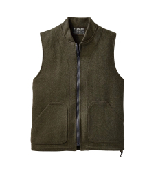 Filson Mackinaw Wool Vest Forest Green front