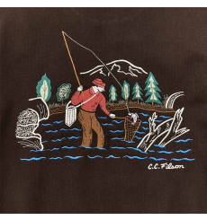 Filson Prospector Hoodie 20204496-Blaze Orange front