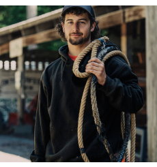 Filson Prospector Hoodie 20204496-Blaze Orange front