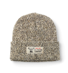 Filson Lined Ragg Wool Beanie Charcoal Heather front