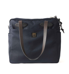 Filson Tote Bag With Zipper 11070261 Navy