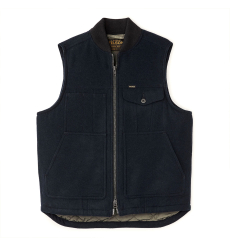 Filson Spokane Insulated Work Vest Navy front