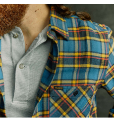 Filson Field Flannel Shirt Otter Green
