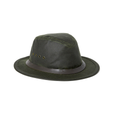 Filson Tin Cloth Packer Hat Dark Tan fron side