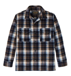 Filson Wool Jac-Shirt Oat/Brown/Heather/Multi Plaid front