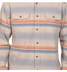 Pendleton Burnside Flannel Shirt Olive/Blue/Rust Plaid