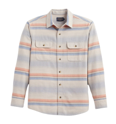 Pendleton Burnside Flannel Shirt Olive/Blue/Rust Plaid