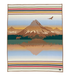 Pendleton National Park Full Blanket Glacier front Size: 203x229 cm