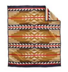 Pendleton National Park Full Blanket Glacier front Size: 203x229 cm