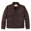 Filson Tin Cloth Short Lined Cruiser Jacket Black front