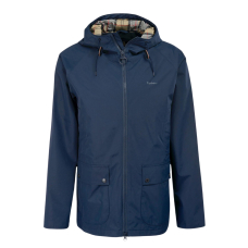 Barbour Hooded Domus Waterproof Jacket Navy