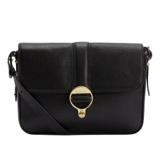 Barbour Rosa Leather Crossbody Bag Black