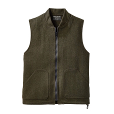 Filson Mackinaw Wool Vest Liner Forest Green