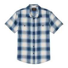 Filson Short Sleeve Chambray Shirt Indigo Plaid