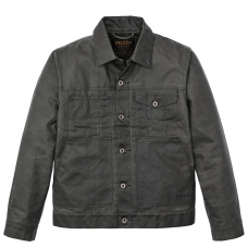 Filson Tin Cloth Short Lined Cruiser Jacket Castor Gray