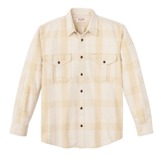 Filson Vintage Wash Alaskan Guide Shirt Light Gray/Khaki Plaid