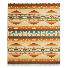 Pendleton Jacquard Unnapped Blanket Robe Solstice Canyon