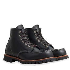 Red Wing 2949 Roughneck Moc Toe Boot Black Oil Slick