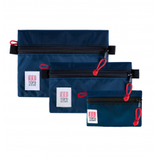 Topo Designs Accessory Bags 3 Pack Navy 