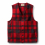 Filson Mackinaw Wool Vest Red/Black Plaid
