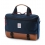 Topo Designs Commuter Briefcase Navy/Brown Leather