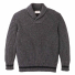 Filson Bristol Shawl Neck Sweater Grey Heather/Dark Charcoal