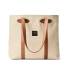 Filson Rugged Twill Large Open Tote Bag Feather Grey