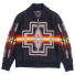 Pendleton Harding Zip Lambswool Cardigan Oxford