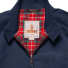 Baracuta G9 Original Harrington Jacket Navy - Collar
