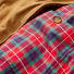 Baracuta G9 Suede Jacket Tobacco - Tartan lining