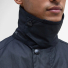 Barbour Ashby Wax Jacket Navy - Collar