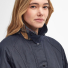 Barbour Beadnell Wax Jacket Navy - Collar