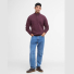 Barbour Holden Half Zip Lambswool Sweater Ruby Marl - How to style