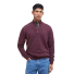 Barbour Holden Half Zip Lambswool Sweater Ruby Marl