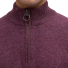 Barbour Holden Half Zip Lambswool Sweater Ruby Marl - Zipper