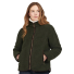 Barbour Laven Fleece Jacket Olive - Wearing closed