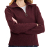 Barbour Lavensdale Half Zip Knitted Jumper Black Cherry