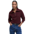 Barbour Lavensdale Half Zip Knitted Jumper Black Cherry - Frontside