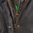 Barbour Long Cannich Wax Jacket Olive/Classic - Zippers