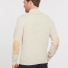 Barbour Patch Half Button Lambswool Sweater Pearl backside