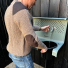 Barbour Raisthorpe Crew Neck Jumper Stone how to style