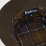 Barbour Wax Bucket Hat Olive - Tartan lining inside