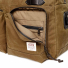Filson 48-Hour Tin Cloth Duffle Bag Dark Tan front pocket right