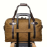 Filson 48-Hour Tin Cloth Duffle Bag Dark Tan on a trolley
