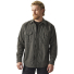 Filson Alaskan Guide Shirt Dark Heather Gray front wearing open