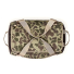 Filson All-Weather 50L Duffle Tundra/Shrub/Camo U-shaped zipper is covered by an extended storm flap