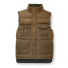 Filson Down Cruiser Vest Dark Tan front