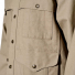 Filson Dry Tin Cloth Cruiser Gray Khaki front-slotted-pocket-detail