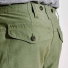 Filson Field Cargo Shorts Washed Fatigue Green wearing flap-secure back pockets